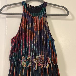 Anthropologie High Neck Maxi